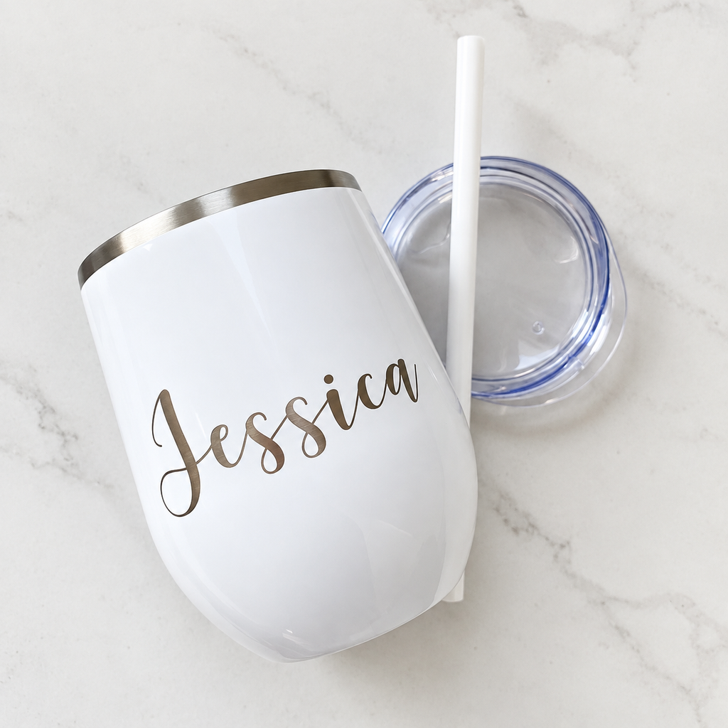 Personalized 12 oz Wine Tumbler