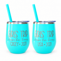 Personalized Girls Trip Wine Tumblers