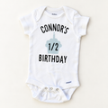 Personalized Half Birthday Onesie® with Name