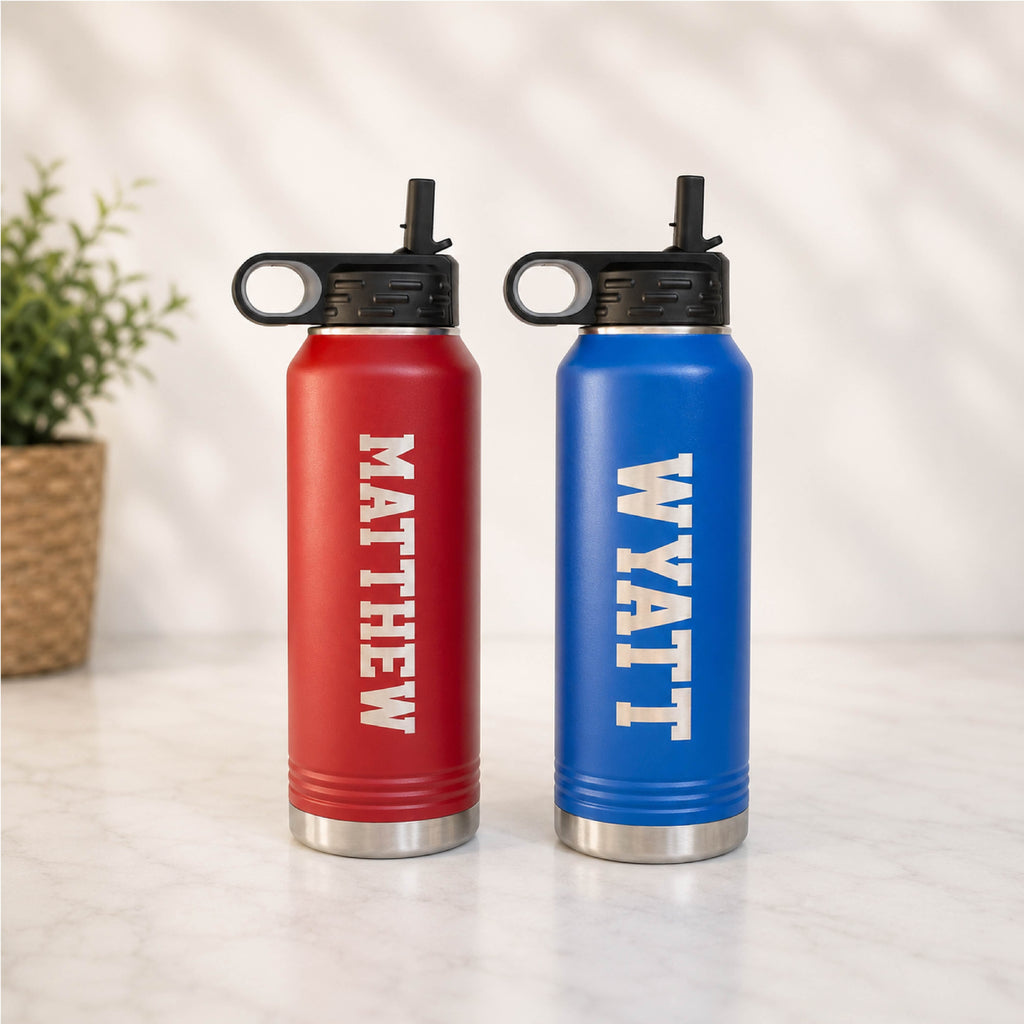 Personalized 20 oz Water Bottle with Name