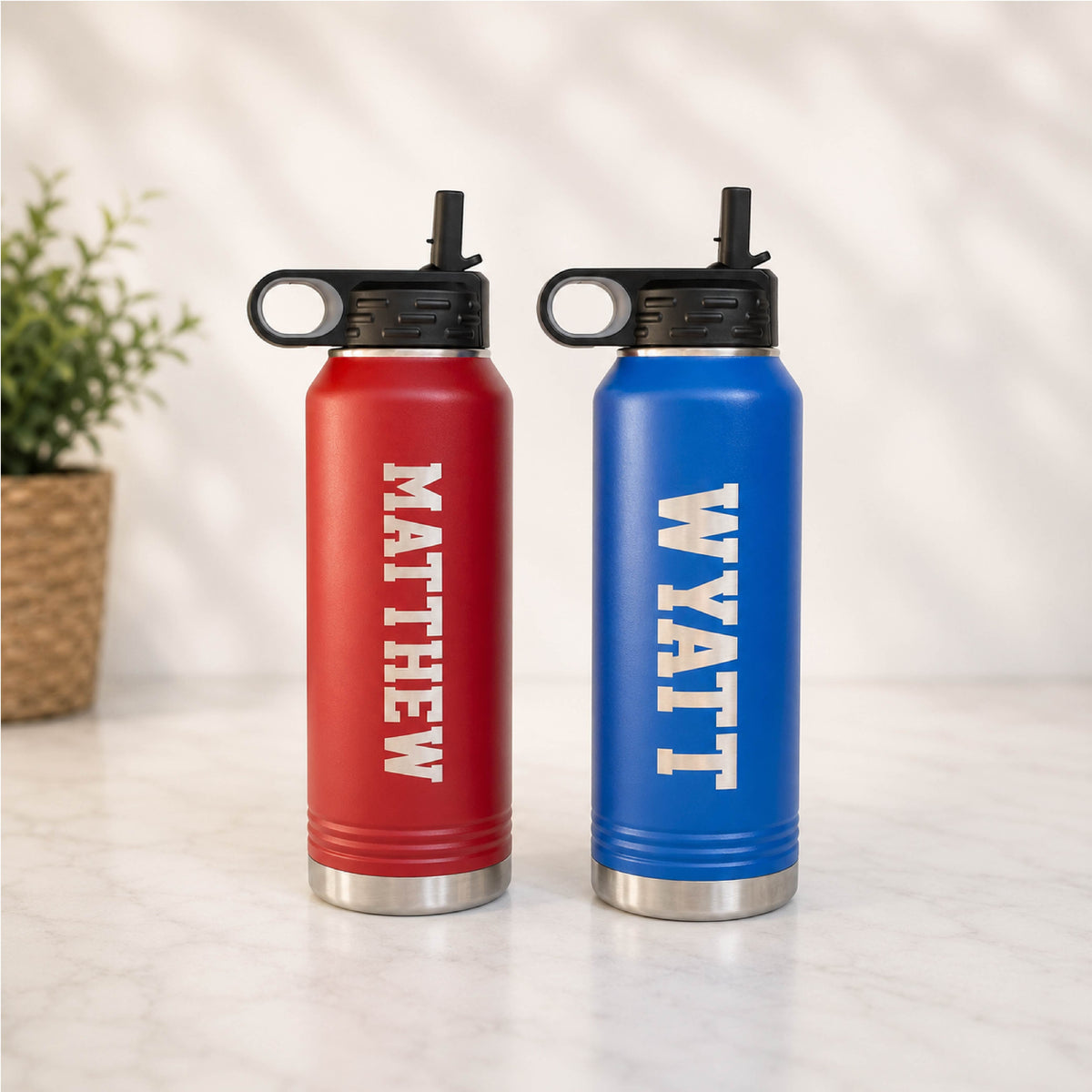 Personalized 20 oz Water Bottle with Name
