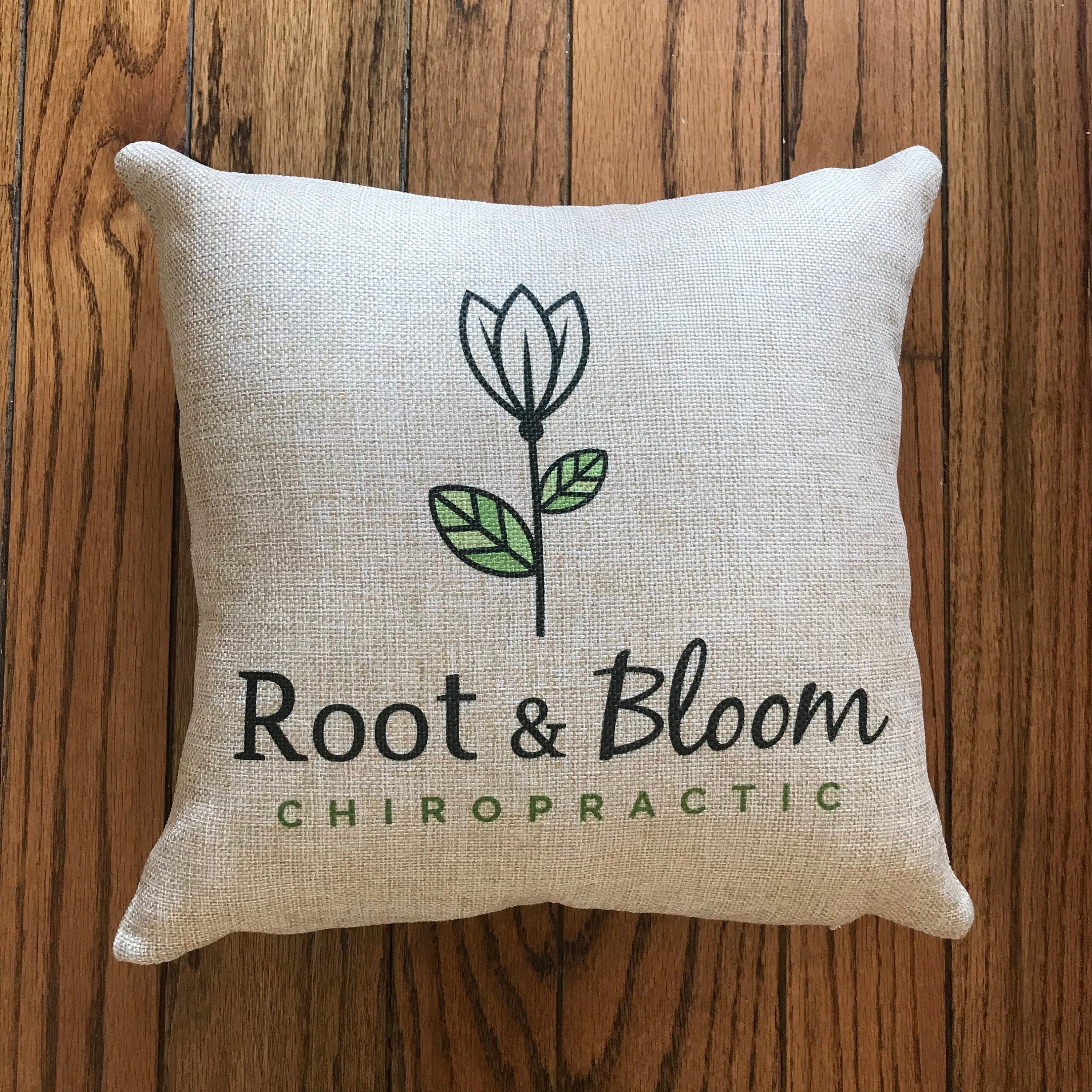 YOUR LOGO HERE || Custom Pillow with Business Logo || Throw Pillow for Office || Business Office Decor