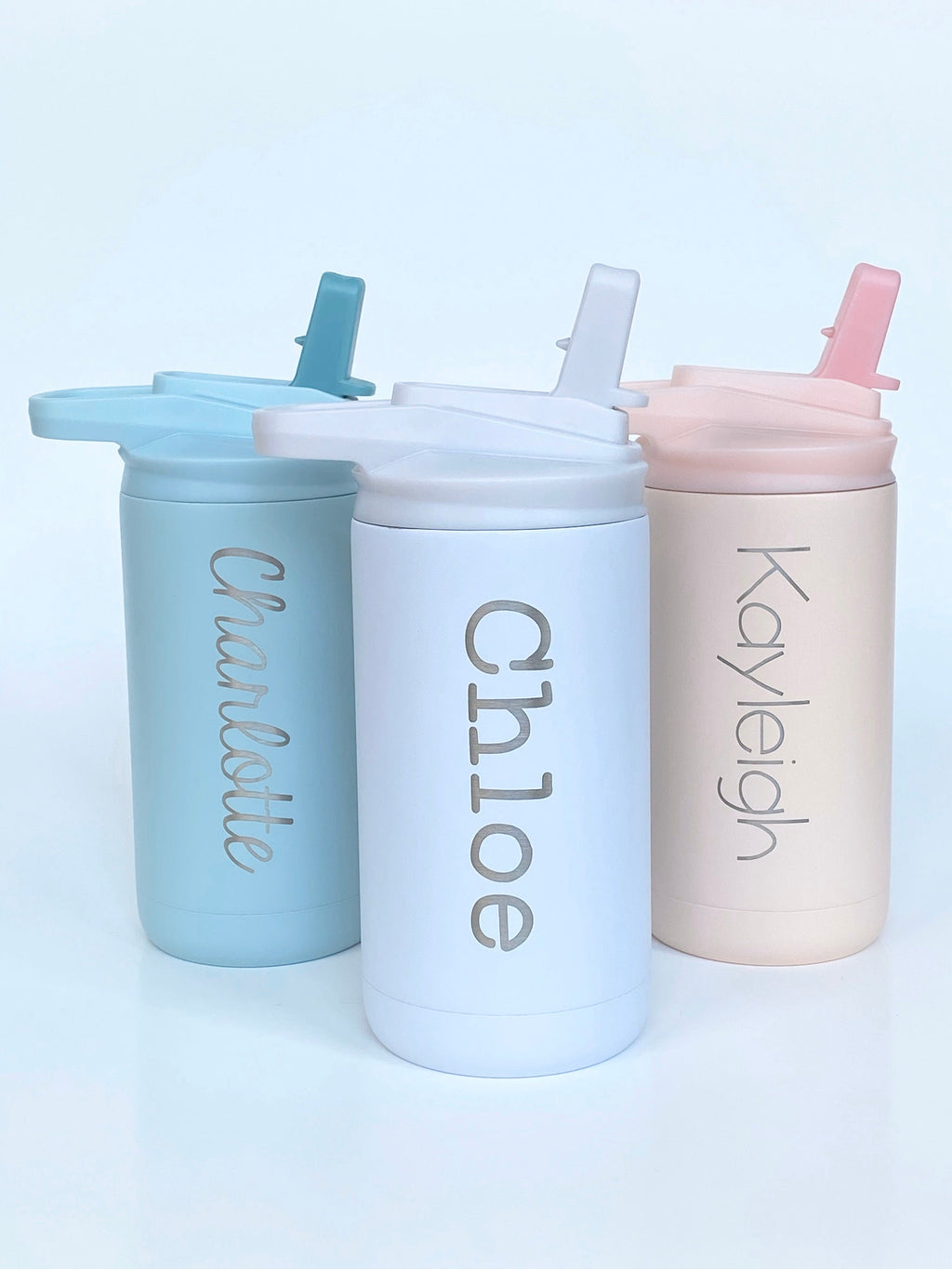 REPLACEMENT STRAWS | For Engraved Kids Water Bottle with Name | Personalized Cup for School Sports Daycare